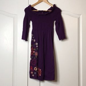 JWLA/Johnny Was Cotton Off the Shoulder Emb Dress
